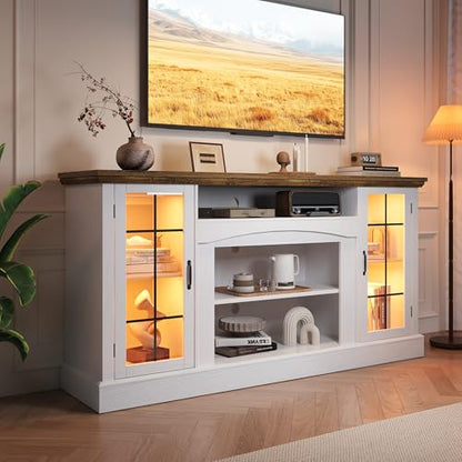 58" Farmhouse TV Stand for 65 Inch TV, view 7