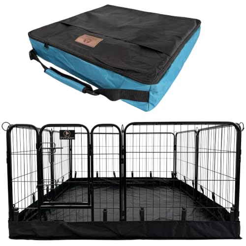 Puppy Playpen Plus Storage Bage with Bottom, 8 Panels 24" H, view 2
