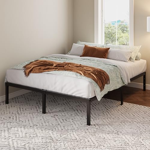 Black Full Size Bed Frame with Storage, view 5