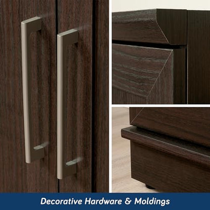 HomePlus Storage Cabinet/ Pantry cabinets, Dakota Oak finish