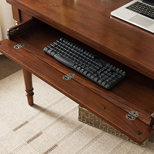 Desk, 48", Mission Oak, view 5