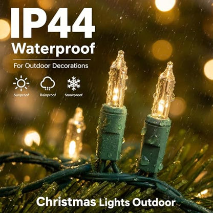 Warm White Christmas Lights Outdoor, view 5