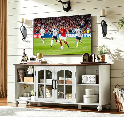 Farmhouse TV Stand for 60 in TV, Entertainment Center for Living Room, view 5