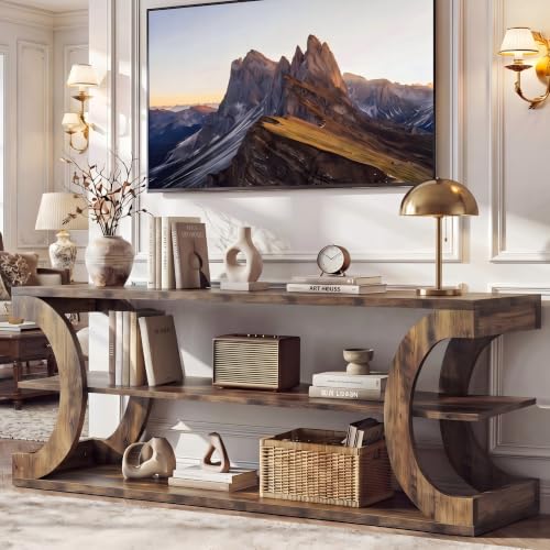 Tribesigns TV Stand for TVs up to 75 Inches, view 2