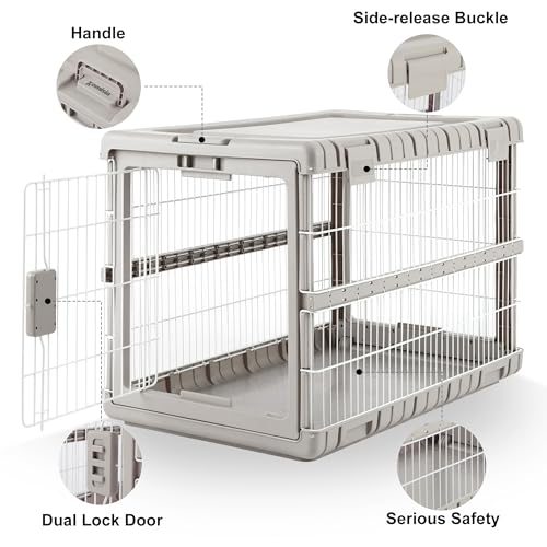 Collapsible Dog Crate for Large Dogs, view 6