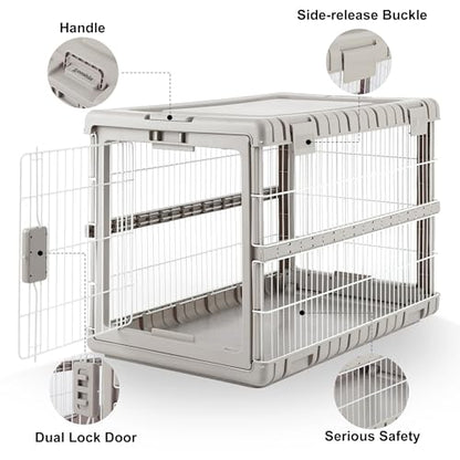 Collapsible Dog Crate for Large Dogs, view 6