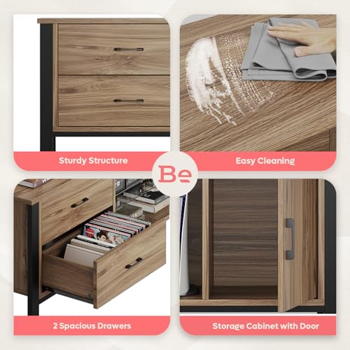 TV Stand for 75/80/85 inch TV, LED Gaming Entertainment Center, view 6