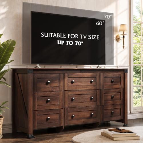 Brown Dresser for Bedroom, view 6