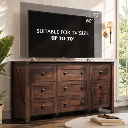 Brown Dresser for Bedroom, view 6