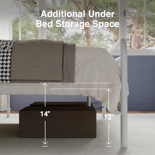 Metal Full Size Bed Frame, view 4