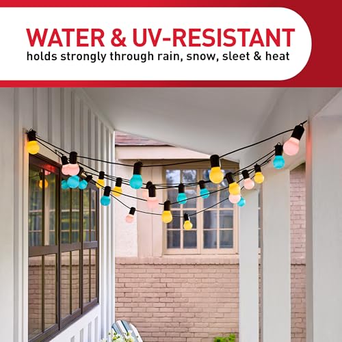 Command Outdoor Light Clips, 20 Clear Clips and 24 Command Strips, view 5