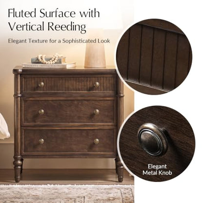 Traditional End Table with Charging Station, view 6