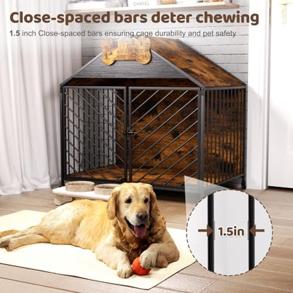 Furniture Dog Crate for Small & Medium Dogs, view 6