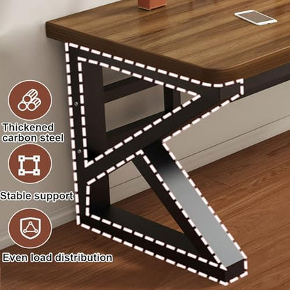Ergonomic Modern Gamer Pc Work Home Office Desks Executive Desk Computer Laptop, view 5