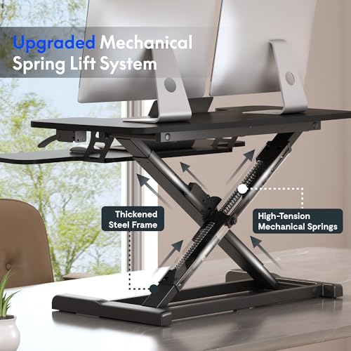 FLEXISPOT Standing Desk Converter 36" Desk Riser, view 6