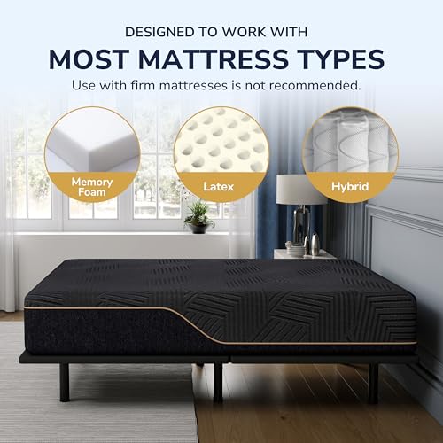 Adjustable Bed with Cooling Memory Foam Mattress, view 4