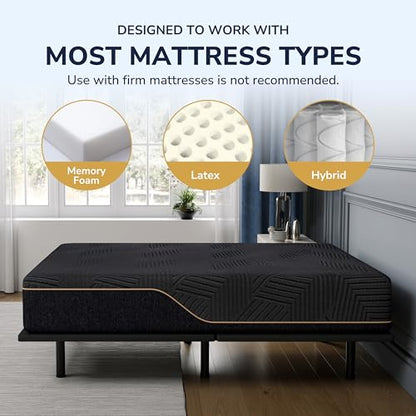 Adjustable Bed with Cooling Memory Foam Mattress, view 4