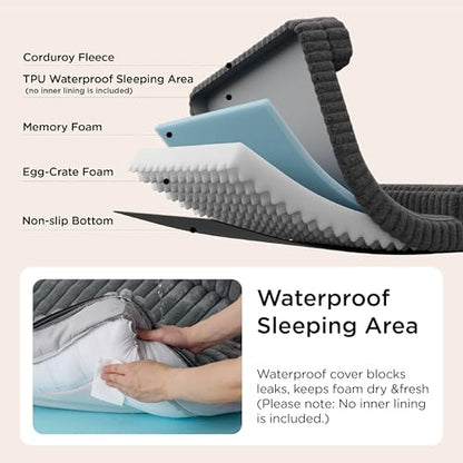 ComfyFleece® Memory Foam Orthopedic Dog Beds Large Sized Dog 35", view 6