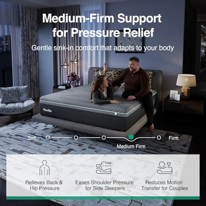 AiryFlow 12 Inch Queen Size Mattress, Queen Memory Foam Mattress, view 6