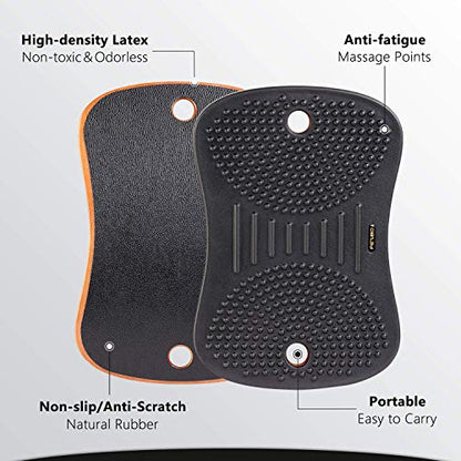 Standing Desk Mat Balance Board, Obsidian Black, view 6