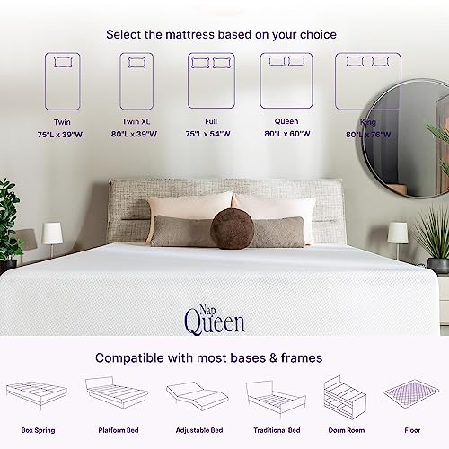 8 Inch Full Size Mattress, Bamboo Charcoal Memory Foam Mattress, Bed in a Box, view 4