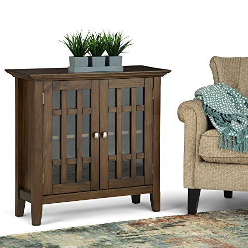 Bedford 39" Wide Solid Wood Cabinet in Brunette Brown, view 4