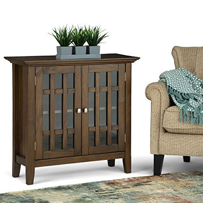 Bedford 39" Wide Solid Wood Cabinet in Brunette Brown, view 4
