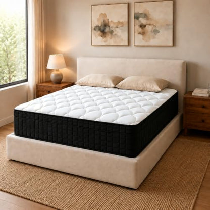 12 Inch Full Mattress in a Box, Medium Plush Feel, Pocket Coils, Fiberglass Free, view 2