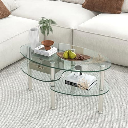 Glass Coffee Table, view 3