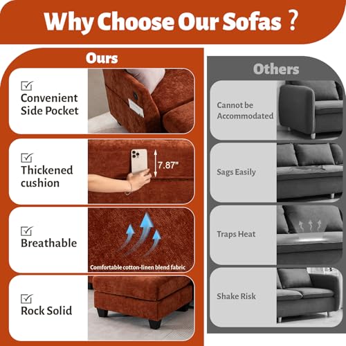 8 Seater Modular Sectional Sofa with Cup Holders, view 7