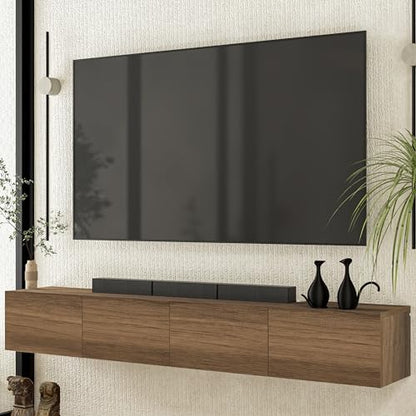 Atelier Mobili Floating TV Stand Wall Mounted for 75-85 Inch TVs, view 8
