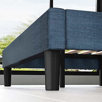 Zinus Omkaram Upholstered Platform Bed Frame, Mattress Foundation, view 6