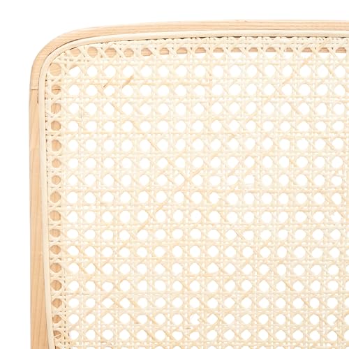SAFAVIEH Couture Collection Frank Tropical Coastal Natural Rattan Dining Chair Set of 2
