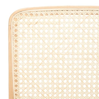 SAFAVIEH Couture Collection Frank Tropical Coastal Natural Rattan Dining Chair Set of 2
