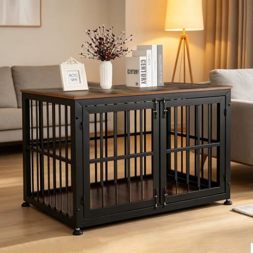 42 Inch Dog Crate Furniture for Large Medium Dogs, view 6