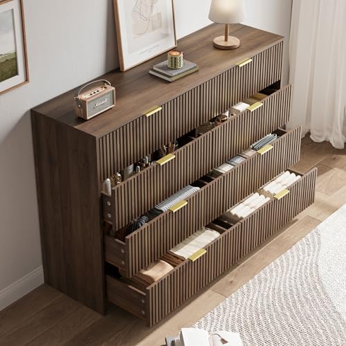 Dresser for Bedroom, 8 Drawer Double Dresser, view 4