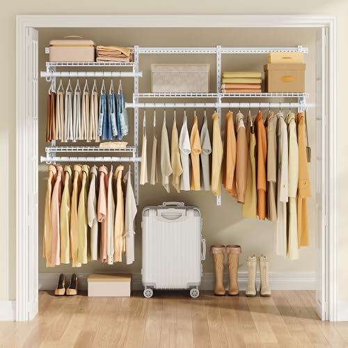 Closet System, Closet Insert Organizer, 3-6 ft Closet Shelves, view 3