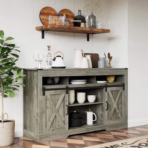 Farmhouse TV Stand for 65+ Inch TV, view 2