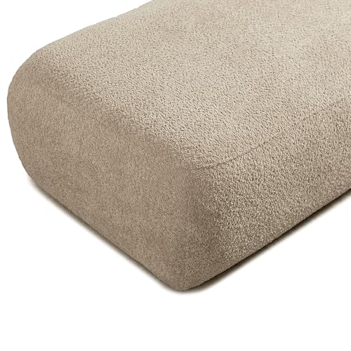 Boucle Upholstered Left Facing Chaise Lounge Indoor for Living Room Bedroom, view 7