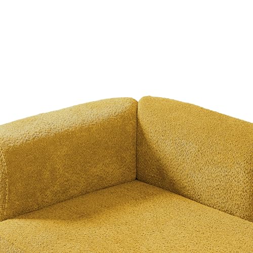 64" Boucle Indoor Chaise Lounge for Living Room and Bedroom, view 4