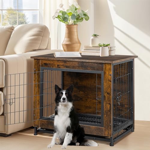 Wooden Dog Crate Furniture for Large Breed, view 3