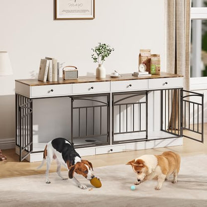 Dog Crate Furniture for 2 Dogs, view 4