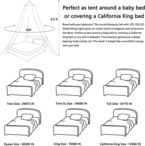 Mosquito Net Bed Canopy for Girls, view 6
