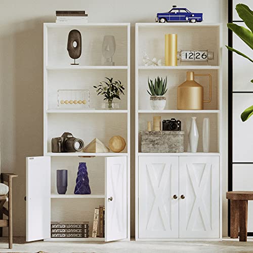 Industrial Bookshelves and Bookcases with Doors and Shelves, view 3