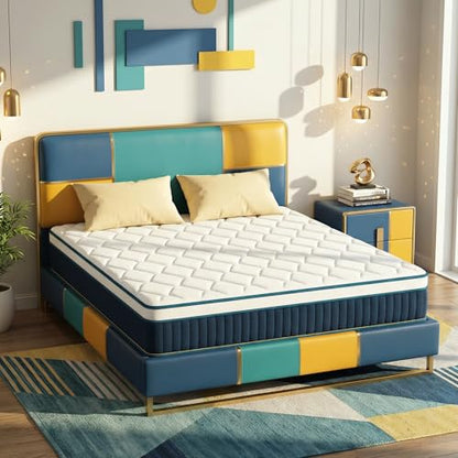 CorePillow12 Inch Full Luxury Hybrid Mattress, Medium Firm, Zoned Support, view 7