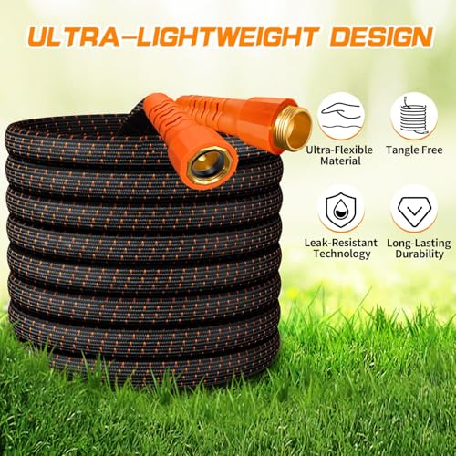50FT Ultra Lightweight Garden Hoses, Durable & Flexible Water Hose, view 6
