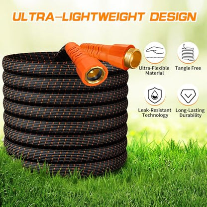 50FT Ultra Lightweight Garden Hoses, Durable & Flexible Water Hose, view 6