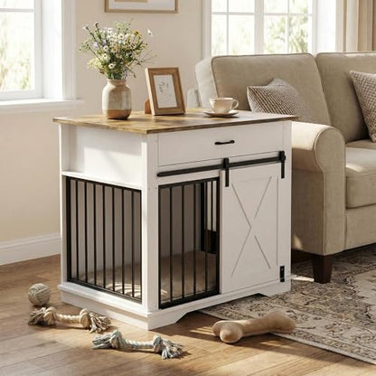 38" Farmhouse Dog Crate Furniture, view 2
