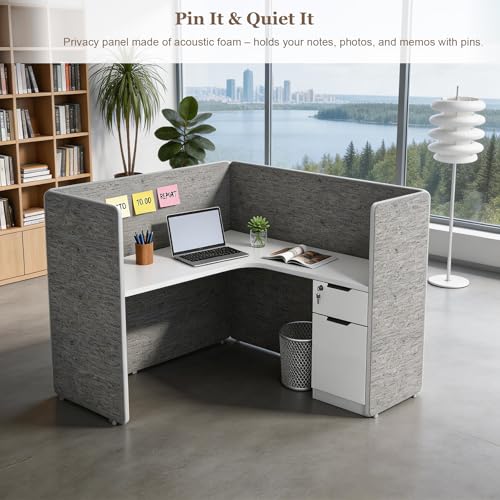 6 Person Office Cubicles Workstations, view 6