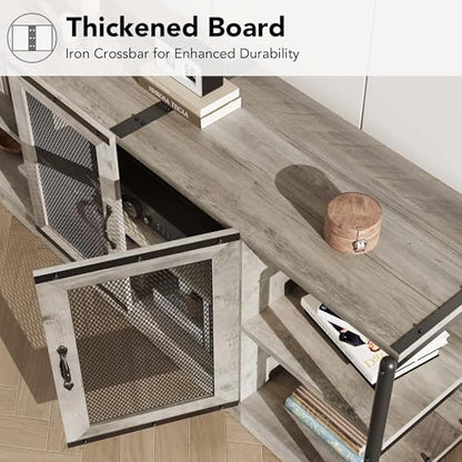 Farmhouse TV Stand for 75/80 inches TVs, view 7